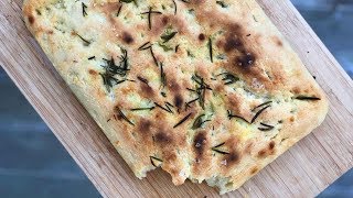 Focaccia  Hurtigt og lækkert madbrød [upl. by Odessa]