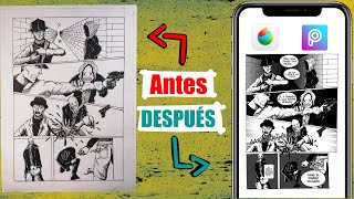 COMO DIGITALIZAR UN CÓMIC CON TU CELULAR  PASO A PASO [upl. by Llehcor]