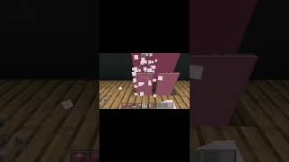 MINECRAFT PINK BED DESIGNsa minecraft shorts SA GAMING [upl. by Dilisio]