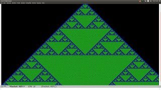 Sierpinski triangle Racket project [upl. by Ahsram483]