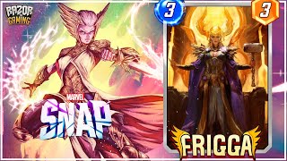 NUEVA CARTA FRIGGA ¿MERECE LA PENA  MAZOS 🔴❗ MARVEL SNAP [upl. by Isiad]