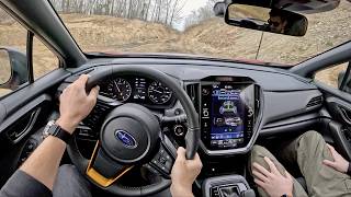 2024 Subaru Crosstrek Wilderness  POV OffRoad Driving Impressions [upl. by Areyk]