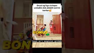 ONASI ZOR SURPIRIST QILIBDI👍❤️funny 1mln comedyvideos instagram subscribe japan vsco onam [upl. by Aisyle]