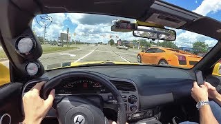 Driving The Perfect 2003 Supercharged S2000  POV Binaural Audio [upl. by Franciska]