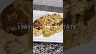 Loaded Baked Potato 😋 loadedbakedpotato potatorecipe shortvideo [upl. by Ahsinirt]