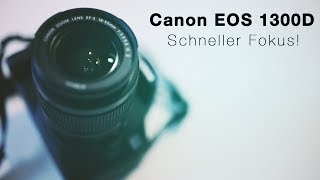 Tutorial FOKUS Canon EOS 1300D  schnellerer Fokus  Quicktipp [upl. by Reltuc]