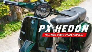 Vespa P150X Modern Look Transformation [upl. by Aihtnis336]