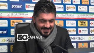 Gattuso sulla lite ManciniSarri quotMi faccio i cazzi miei maquot [upl. by Thomas]