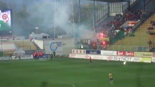 FK Teplice vs AC Sparta Praha 11Pyro im Sparta Block [upl. by Eenram]