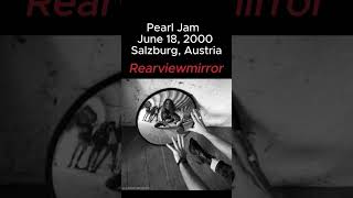 Pearl Jam Rearviewmirror 61800 rock pearljam music live concert trending shorts short pj [upl. by Thirzia]