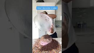 Cake Eating Challengedecorate cakeASMR SOUNDTom and Jerrybikram phuyal shorts asmr cake [upl. by Sybley]