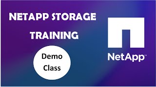 NetApp Storage Training for beginner  Demo Class [upl. by Trinia]