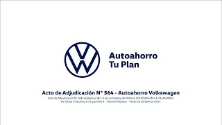 Acto de Adjudicación N° 564  Autoahorro Volkswagen [upl. by Natsirhc]