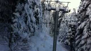 Borovets Ski Center Lift Sitnyakovo Express [upl. by Vallonia]