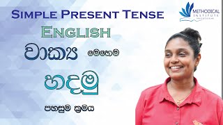 English වාක්‍ය හදන පහසුම ක්‍රමයක්  Simple Present Tense  Damayanthi Teacher [upl. by Flaherty]