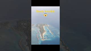 Birds eye view187 are inhabited among 1192🤨youtubeshortstravelviralvideomaldives islandshorts [upl. by Aiblis212]