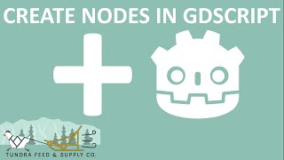 How To Create Nodes In GDScript  Godot 4 [upl. by Shaylynn]