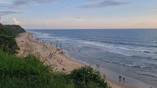 Exploring Varkala  Evening View  Varkala cliff  Cliffbeach kerala beach varkala varkalabeach [upl. by Nilat]