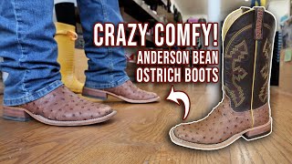 CRAZY COMFY Full Quill Ostrich Anderson Bean Boots Review [upl. by Briggs326]