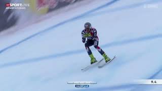 Ski Alpin Mens Downhill kitzbühl shortened 2024 Highlights [upl. by Corrinne]