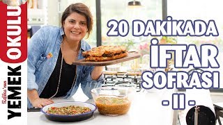 Akşam Yemeği Menüsü İçin Pratik Tarifler  Tutmaç Çorbası Köfte Ramazan Pidesi Gavurdağı Salatası [upl. by Llennoj]