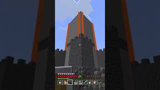 Lava baseamp Huge castle minecraft bamboofarm gaming oldfarm [upl. by Glynda]