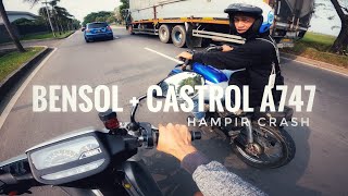 F1ZR PAKAI BENSOL AUTO TERBANG  Motovlog F1zr [upl. by Erdrich]