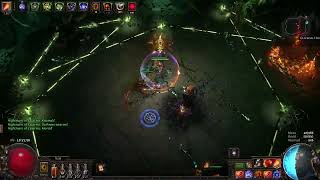 POE Elementalist Explosive Arrow EA Ballista Build All content  Uber bosses [upl. by Yelsnia]