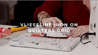 Vlieseline Quilters Grid  Marent Crafts Tutorial [upl. by Anihsat496]