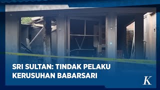 Gubernur DIY Minta Pelaku Kerusuhan Babarsari Ditindak [upl. by Mischa]