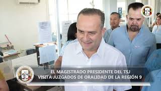 VISITA JUZGADOS DE ORALIDAD DE LA REGIÓN 9 [upl. by Laks]