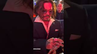 Johnny Depp en la premiere de MODI Roma ❤️ johnnydepp johnnydeppfans modi premiere [upl. by Brenda727]