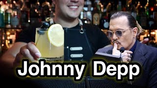 🥃 Jhonny Depp Cocktail Favorito shorts 🫐 [upl. by Koch]