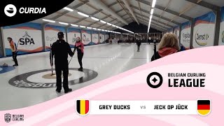 Grey Ducks🇧🇪 vs Jeck Op Jück🇩🇪 🥌 BCL  League B curling [upl. by Eilloh]