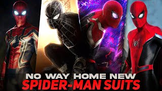 All Suits in SpiderMan No Way Home  HINDI [upl. by Engel]