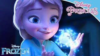 Frozen  Anna and Elsa Play in the Snow  Disney Princess  Disney Junior Arabia [upl. by Einhoj]