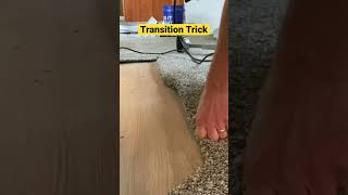 How To Transition Carpet To Vinyl Plank Flooring Without A Strip [upl. by Backer]