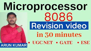 Microprocessor 8086 Quick Revision video for Competitive exams [upl. by Azzil]