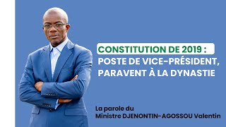 Constitution de 2019  Poste de Viceprésident paravent à la dynastie [upl. by Rochelle520]