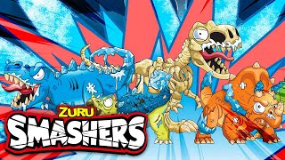 SMASHERS Dino Ice Age 2  More Kids Cartoons  Zuru  Smashers World  Animated Stories [upl. by Louis]