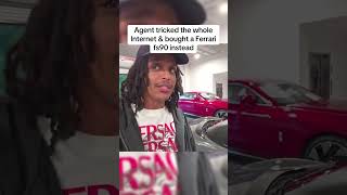 Agent tricked the whole internet amp bought a Ferrari fs90 instead agent amp viralvideo [upl. by Malissia]