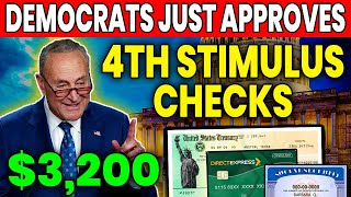 Democrats Approves New Bill  2000 4th Stimulus Checks Direct Deposits This Friday For LowIncomes [upl. by Billie627]