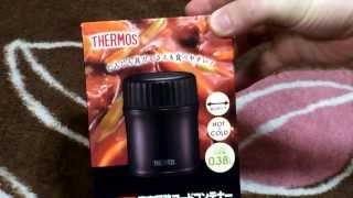 THERMOS サーモス フードコンテナ JBI380 お弁当を温かいまま！ [upl. by Nairot734]