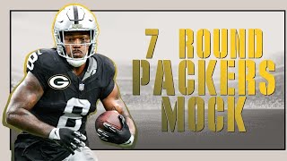 🏈 🧀 2024 Green Bay Packers 7 Round Mock Draft 50 [upl. by Malo]