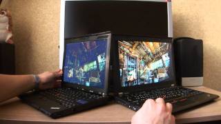 Lenovo X220 IPS vs X201 TN  Screen Viewing Angles [upl. by Einahets105]