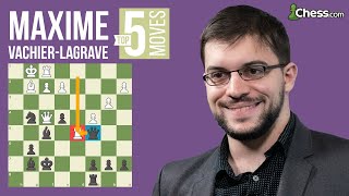 Maxime VachierLagraves Top 5 Most Brilliant Moves [upl. by Moonier]