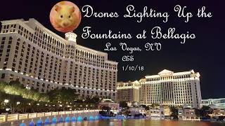 Intel Drones at Bellagio Fountains [upl. by Tannenbaum137]