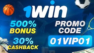 1WIN PROMO CODE  01VIP01  Best 500 Bonus and Cashback [upl. by Greggory47]