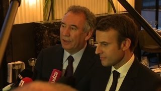 Présidentielle Bayrou va quottout faire pour aiderquot Macron [upl. by Nannerb]