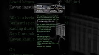 Hilang Lirik Lagu Justy Aldrin X Wizz Baker X Toton Caribo fypシ゚viral liriklagutimur [upl. by Einhpets]